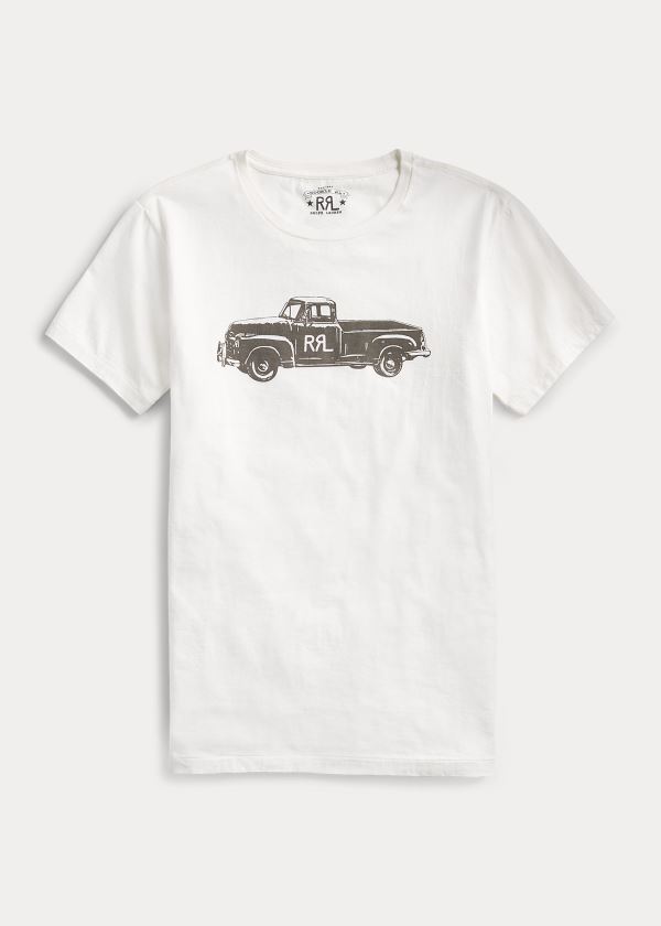 T Shirt Ralph Lauren Truck-Graphic Homem 74209-RSBP